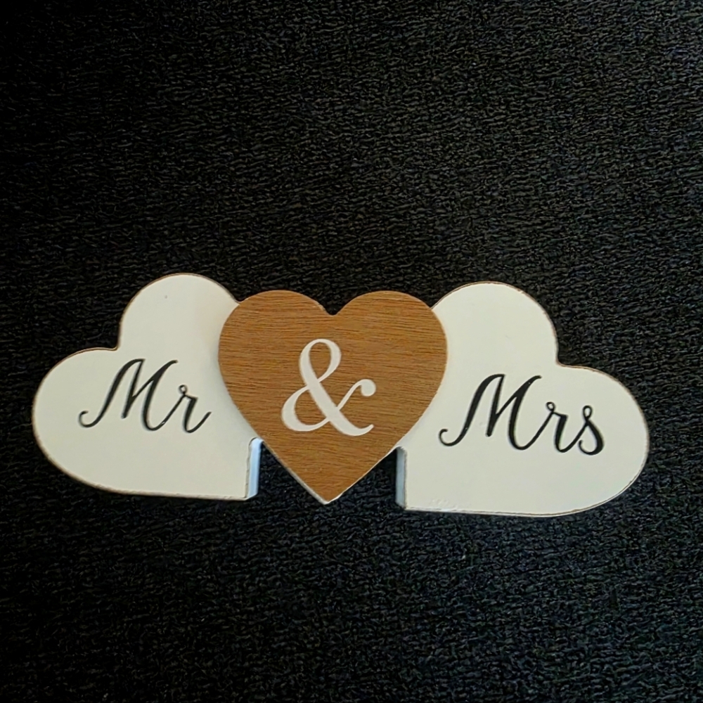 Mr & Mrs Heart Decor